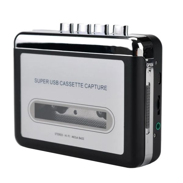 Cassette de cassette interphone à MP3 Converter Capture Audio Music Player Convert Tape Cassette sur bande en ordinateur portable PC via USB