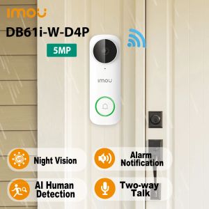 Intercomunicador Dahua imou 2k 5g Cámara de video Putbell DB61i Wifi Security Night Vision IP65 Twoway Talk Camera Detector Residential Intercom