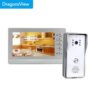 Intercom Dragonsview 7 pouces Home Interphone Wired Video Door Phone System for Villa Apartment Door Camera APPARE-TRAPHOP