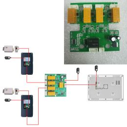 Interphone pour la maison RVV4 Téléphone de porte vidéo filaire Système d'entrée d'interphone 1 Monitor 24pcs Distributeur multiple