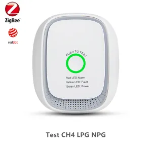 Interphone Heiman Zigbee3.0 Détecteur de gaz LPG CH4 combustible travaillant avec Smartthing, Ziptao, Conbee Zigbee Gateway