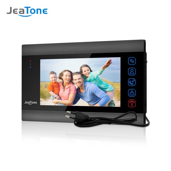 Interphone Jeatone 7 pouces moniteur intérieur vidéo porte porte porte porte à porte interphone