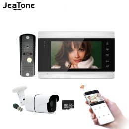 Intercom Jeatone 7 inch Tuya WiFi IP Video Deur Telefoon Intercom System+Waterdicht