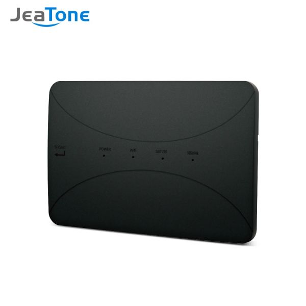 Intercom Caja wifi inalámbrica de Jeatone para video analógico Control de sistema de intercomunicador 3G 4G Android iPhone Tuya Aplicación en teléfono inteligente
