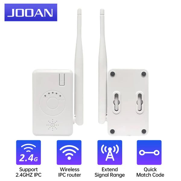 Interphone Jooan Repeater IPC Router WiFi Range Extender for Wireless Security Camera System Kit NVR Améliorer la distance de transmission