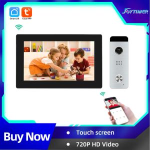 Intercom Joytimer Home Tuya Smart Video Intercom System 720p Ahd Volledig touchscreen Video Deur Telefoon 130 ° Super WideAngle Camera