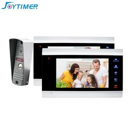 INTERCOM Joytimer Video Monitor Intercom Monitor Video Door Sheel avec 1200 TVL Tiroping Outdoor Camera Support OneKey Unlock, Détection de mouvement
