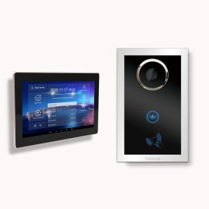 Intercom Night Vision Rainproof Video Intercom met touchscreen WiFi Tuya App Videobell voor toegangscontrolesysteem