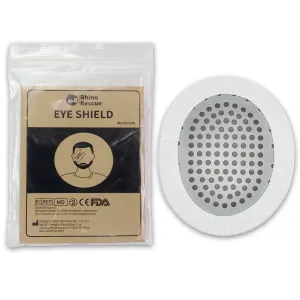 Interphone Rhino Rescue Eyes Shield Aluminium Alloy, placé sur un kits de fidèle de la sécurité oculaire blessés ou postopératoires
