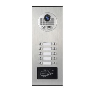 Intercom Smartyiba Metal Case Waterdichte Outdoor RFID Access Control Doorbell Intercom Camera voor appartement video intercom deur telefoonset