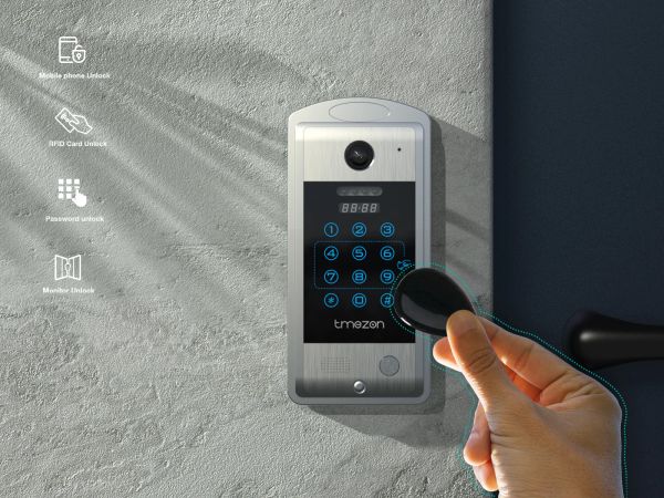 Interphone Tmezon Wired Doorbell Outdoor Unit 1080p (Besoin de travailler avec TMEZON IP 1080P Interphone Monitor, ne peut pas fonctionner seul)