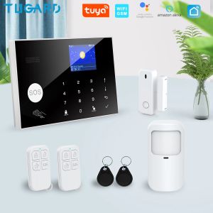 Interphone Tugard G30 Tuya WiFi GSM Home Burglar Security Alarm System Système de porte Détecteur de capteur Smart Life Alexa Google Apps Contrôle