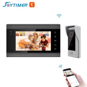 Intercom Tuya Smart Intercom voor Home Remote Access Control WiFi Video Door Telefoon voor appartementen HD Video Deurbell Camera OneKey Unlock