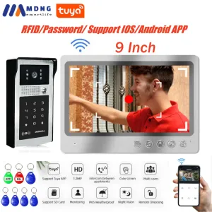 Interphone Tuya Smart Life Video Interphone Systerm WiFi Outdoor Camera Wireless Interphone Doorphone Dohone Home Security Protection for Apartment