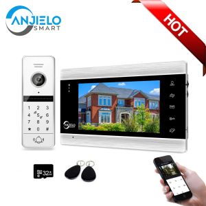 Intercom Tuya Wired Videophone met camera appartement video intercom wifi videodeur instap deurbel automatische keeper talk met bezoeker