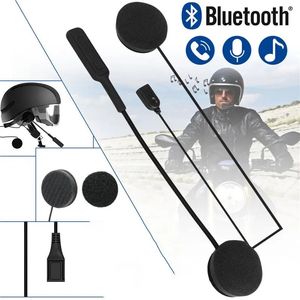 Interphone universel Bluetooth 5.0 casque casque casque 3D stéréo anti-interférence pour casque de moto équitation casque mains libres