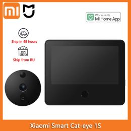 Intercom Xiaomi Smart Home Video Intercom Smart Cateye 1S WiFi Wireless Camera Video Peephole Doorbell 1080p HD Infrarood Night Vision