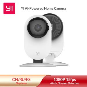 Interphone Yi 1080p Smart Home Camera Indoor Ai Human / Dog Cat Pet WiFi Security Cam Support Système