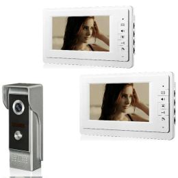 Intercom yobang beveiliging 7inch kleur regenvrije deur telefoon videomonitor beveiligingscamera videodeurmonitor lcd deur kijker video intercom