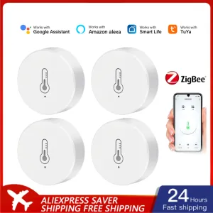 Interphone Zigbee Wireless Temperature Humidity Capteur pour Smart Home Kit Thermomètre Hygromètre Tuya Température Capteur