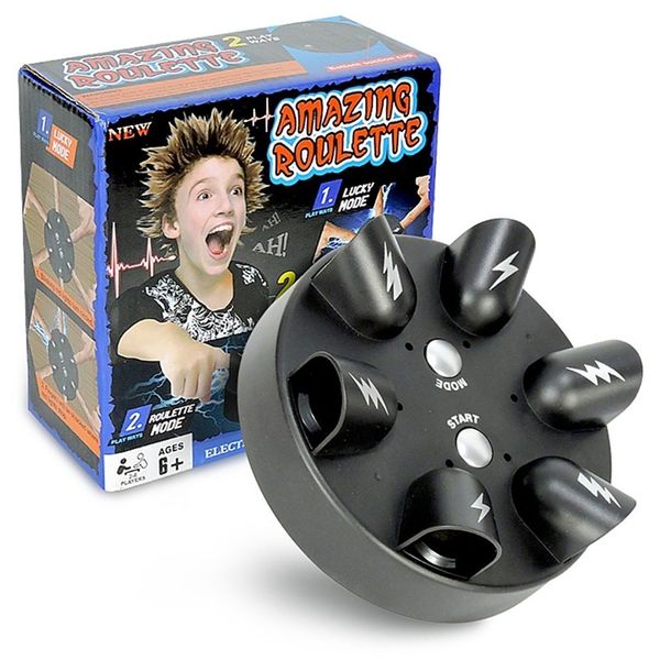 Intéressant Choc Doigt Jeu Machine Enfants Électrique Shocking Roulette Lie Detector Punition Props Tricky Toy 220711