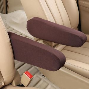 Accessoires intérieurs 1 paire couverture d'accoudoir de voiture élasticité tissu tissu Console centrale protecteur universel pour sièges