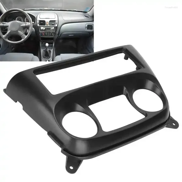 Accessoires intérieurs 1DIN Autoradio Radio Fascia ABS Garniture de navigation résistante à l'usure pour Nissan Almera Sentra 2000 2001 2002 2003 2004 2005 2006