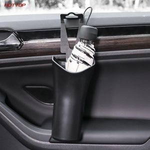 Baril noir de parapluie de voiture d'ABS d'accessoires intérieurs pour le stockage multifonctionnel