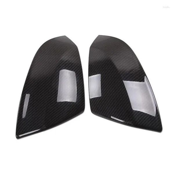 Accesorios interiores ABS Decoración de fibra de carbono Palos de coche Vista trasera Espejo retrovisor lateral Cubierta de espejo Marco embellecedor para Q5 Q5L 2024-2024