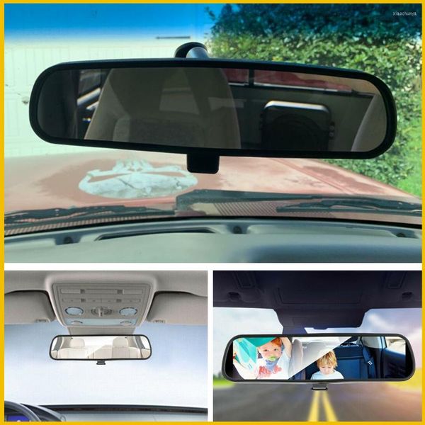 Accesorios interiores Espejo retrovisor ajustable para automóvil Reemplazo retrovisor para vehículo Día Noche Bebé Auto