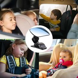 Accesorios interiores espejo retrovisor de bebé para observación de coche asiento de seguridad trasero para niños auxiliar punto ciego inverso duradero