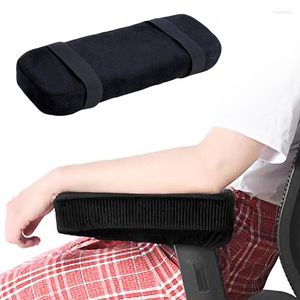 Accesorios interiores, almohadilla para reposabrazos de coche, cojín de mano de espuma viscoelástica suave para silla de oficina en casa, reposabrazos de codo, almohada de esponja ergonómica