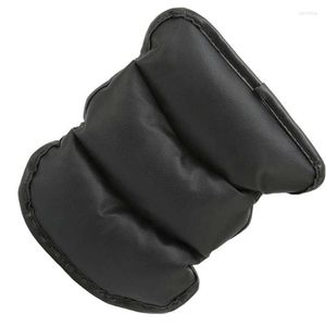 Accessoires intérieurs Couverture de console centrale de voiture en cuir PU Coussin de boîte d'accoudoir en coton Confortable Soulage la fatigue Tampon universel pour camion