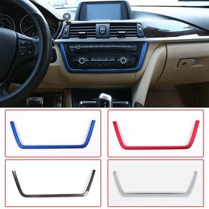 Interieur accessoires autocentrum console multimedia frame trim abs chroom voor 3 4 series GT F30 F36 316 318 320 2013-2022