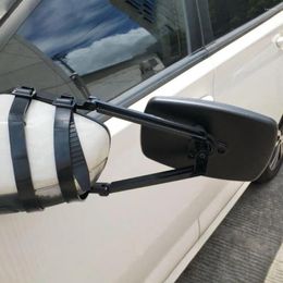 Interieuraccessoires Auto-uitbreidingsspiegel Hoogwaardige glazen lens Tow Verstelbare clip-on sleepspiegels voor SUV-aanhangwagen Gemakkelijk