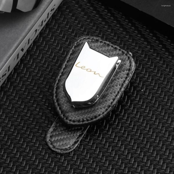 Étui à lunettes en verre de voiture, accessoires d'intérieur, couvercle de support en Fiber de carbone pour Seat Leon 5f 2 3 TARRACO Auto
