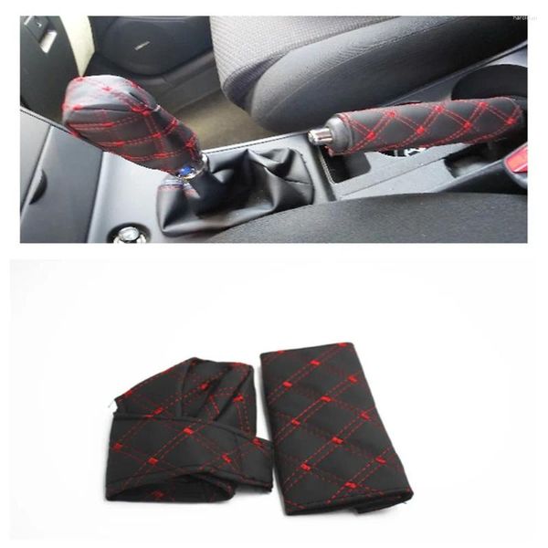 Accessoires intérieurs Couverture de matériel de frein à main de voiture pour Tucson 2023 IX35 I30 Solaris Accent Santa Fe Creta Sonata Azera Veracruz