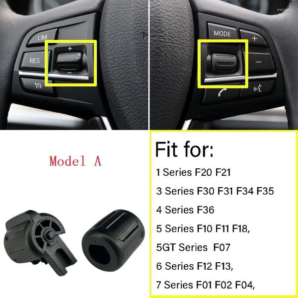 Accesorios interiores Botón de perilla de control de llave de volante multifunción para BMW 3 4 5 GT 6 7 Series F30 F35 F34 F36 F10 F11 F12 F07