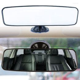 Аксессуары для интерьера, автомобильное зеркало заднего вида на присоске, вращение на 360 градусов, широкоугольное, плоское, регулируемое, автомобильная задняя присоска из ТПУ, 240X65 мм