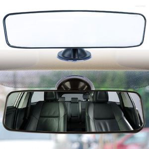 Interieur accessoires auto zuignap achteruitkijk spiegel 360 rotatie groothoek platte verstelbare auto-achterkant tpu sucker 240x65mm