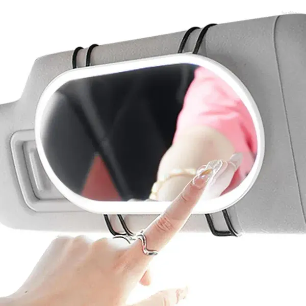 Accesorios interiores Visera para coche Espejo para bebé | Tocador de alta definición para maquillaje y protección, regalo femenino, suministros para automóviles