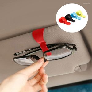 Accesorios interiores CAR SUN VISIÓN Clip Gafas de sol Soporte ABS Se Seeblasses Case Ticket Auto Organizador
