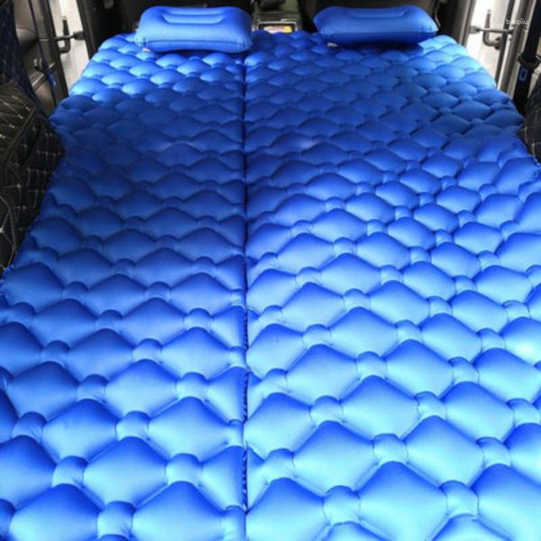 Accessoires intérieurs Matelas de coffre de voiture Coussin gonflable en TPU Tente extérieure étanche à l'humidité Tapis de couchage Portable Pliant Camping pour