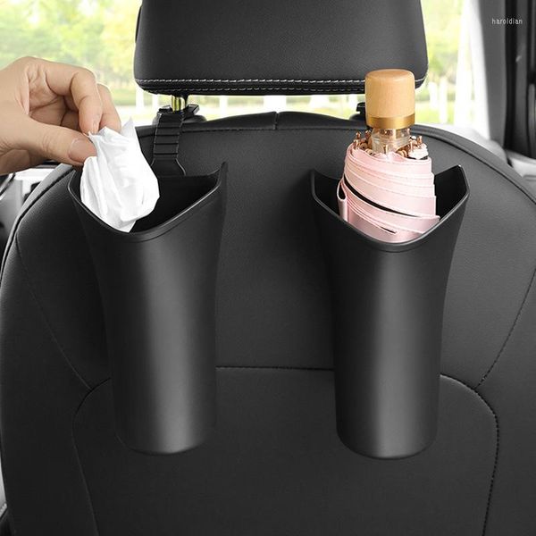 Accessoires intérieurs Boîte de rangement pour parapluie de voiture Polyvalent Gain de place Auto Rack Holder Backseat Cup Poubelle