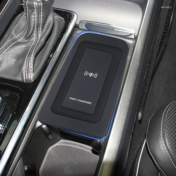 Accesorios interiores cargador inalámbrico de coche QI soporte de placa de carga de teléfono para Volvo XC90 S90 V90 XC60 S60 V60 C60 2024-2024