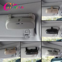 Interieur accessoires kleur mijn leven auto zonnebril doos kisten opslag auto upgrade organisator bril in de bril beschermen glazen kast