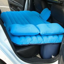 Interieur accessoires EAFC auto opblaasbare bank multi functioneel kussen universeel voor achterbank luchtreizen matras buiten campingmat