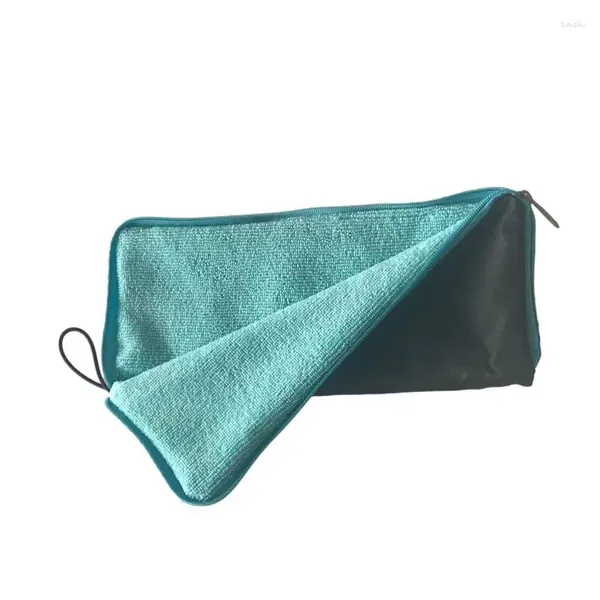 Sac de transport pour parapluie pliant, accessoires d'intérieur, bouffante de séchage des mains en Chenille avec fermeture éclair, serviettes Super absorbantes à séchage rapide