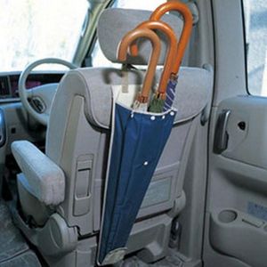 Accesorios interiores para paraguas de coche universal de 80cm, cubierta impermeable plegable, se puede plegar, organizador de almacenamiento de bolsillo para asiento trasero