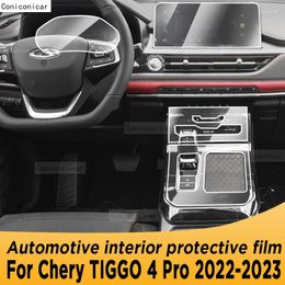 Accessoires intérieurs pour Chery TIGGO 4 Pro 2024-2024, boîte de vitesses automobile, panneau d'air, écran de navigation GPS, film de protection en TPU anti-rayures